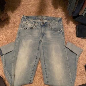 American eagle super stretch jeans size 2